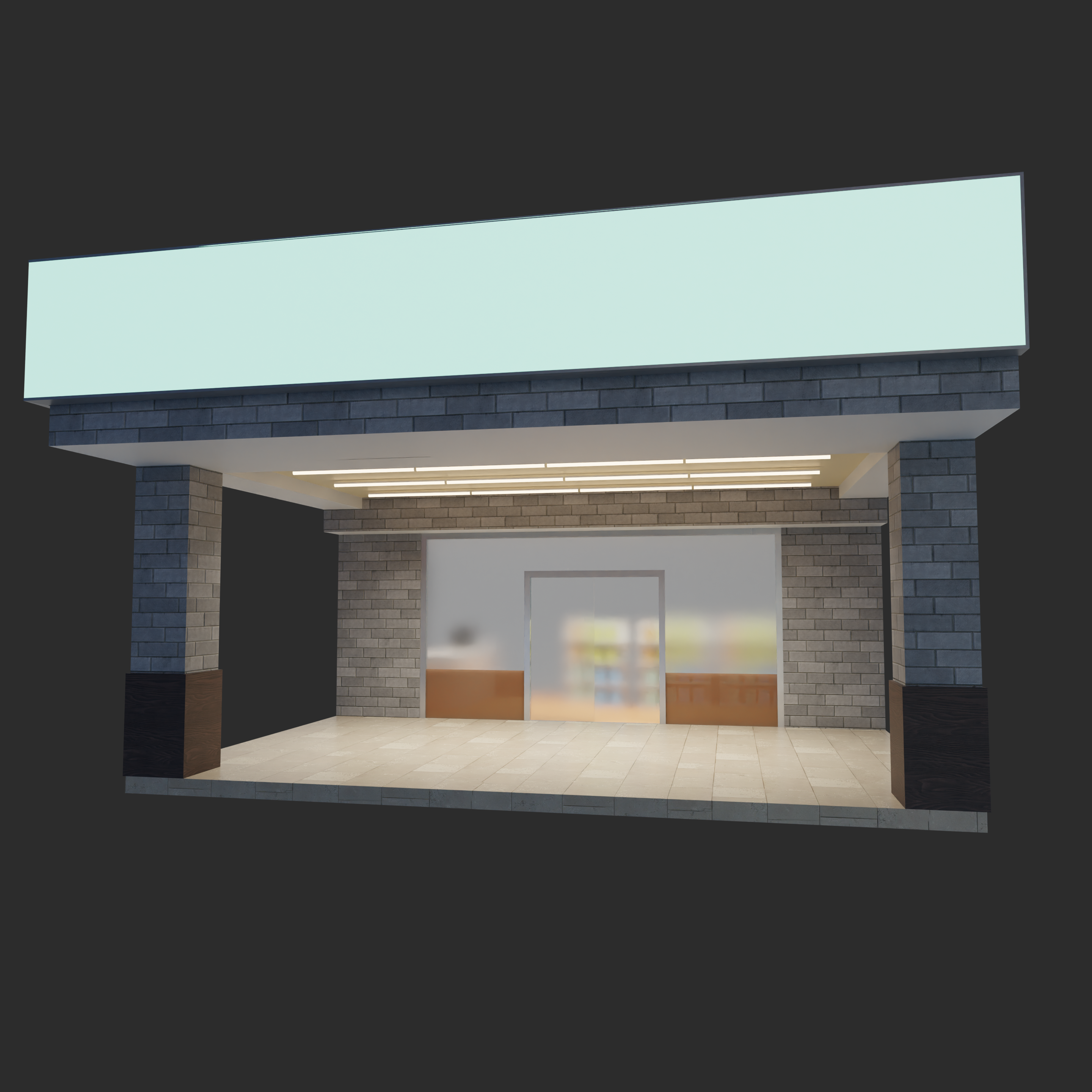 金鍏電子LED支架燈層板燈騎樓招牌看板照明應用2